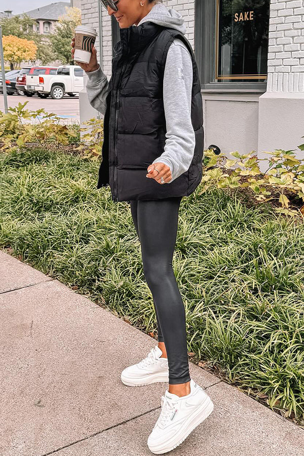 Drune | Farbe modischer lässiger Stil Baumwollweste Jacke