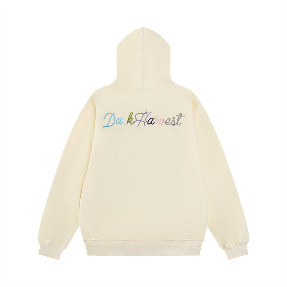 Drune | Hoodie mit gesticktem Schmetterlingspatch