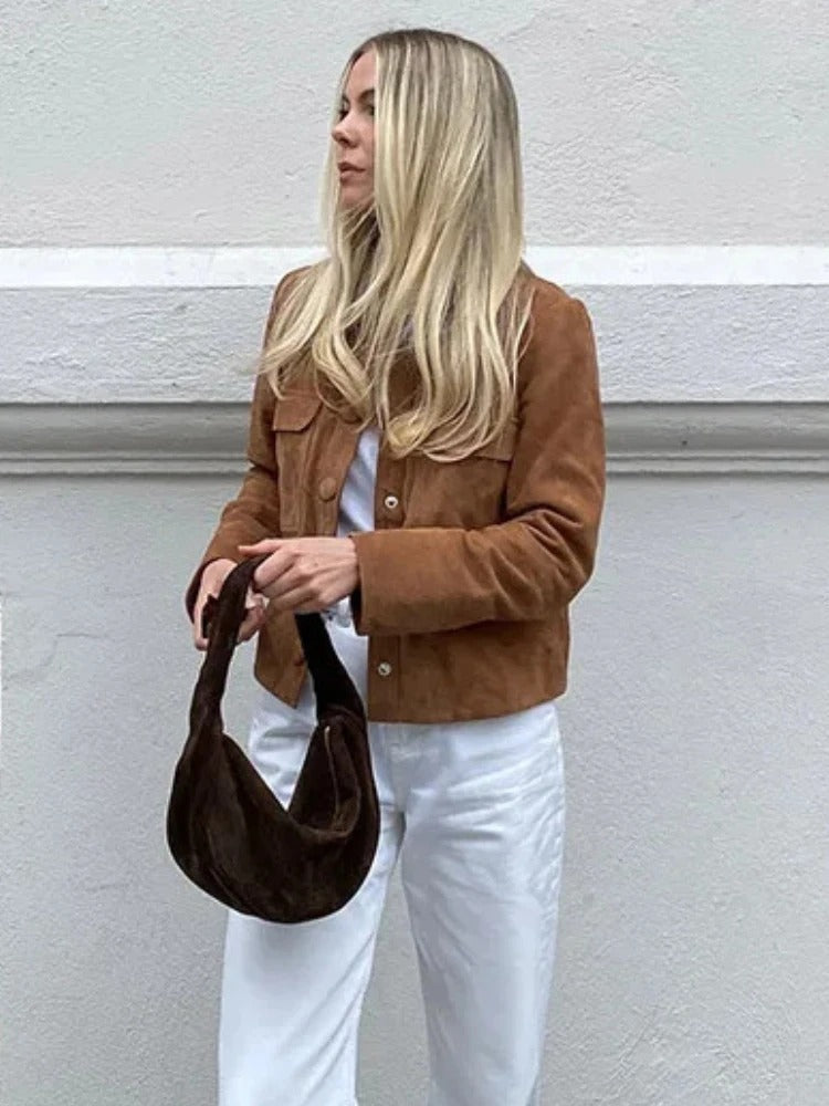 Drune | Elegante Wildlederjacke