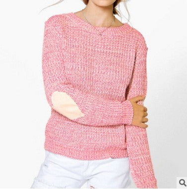 Damen Strickpullover mit Herz-Applikationen und lockerer Passform Drune
