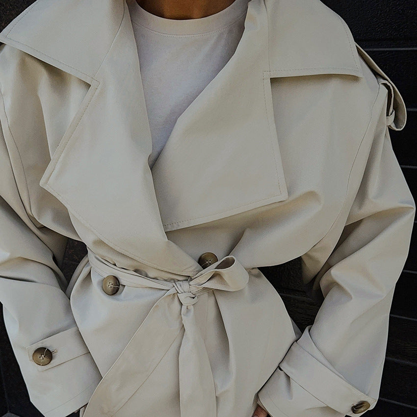 Drune | Kurzer Trenchcoat für Damen