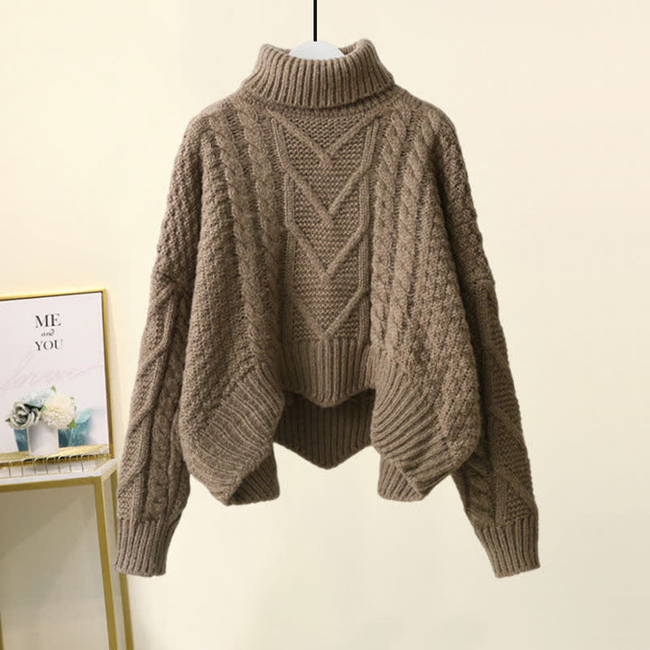 Drune | Elegantes Set Aus Rollkragenpullover Und Lockerer Hose
