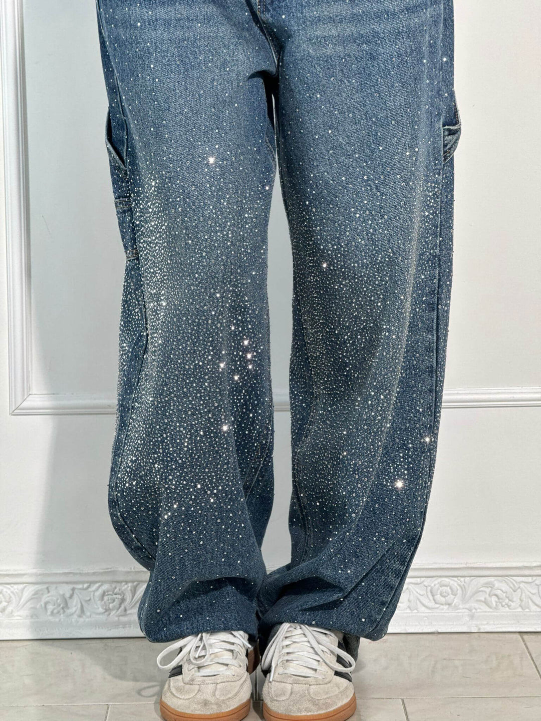 Damen Jeans mit Diamant-Optik & Klassischem Schnitt | Drune