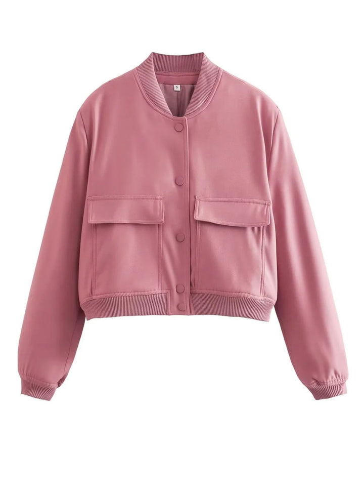 Drune | Couture Bomberjacke für Damen Reguläre Passform Essentiell