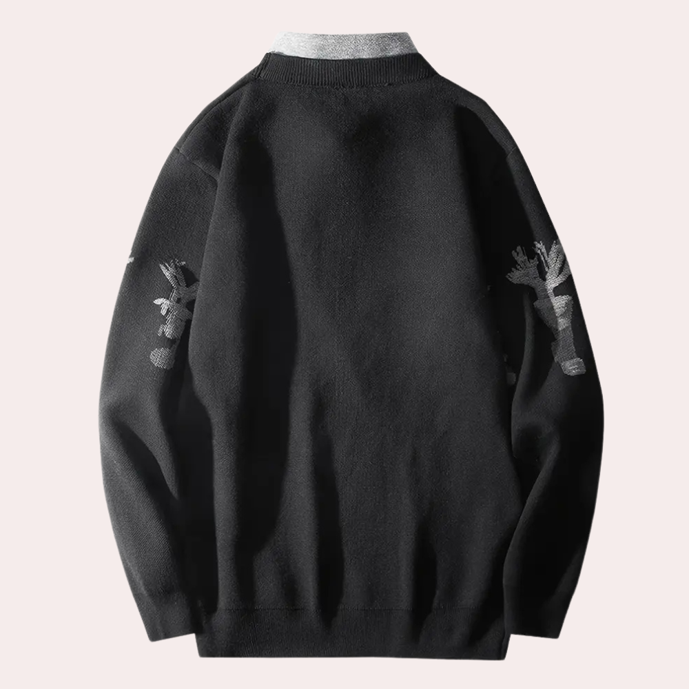 Drune | Lässige Bequeme Herrenpullover Für Komfort