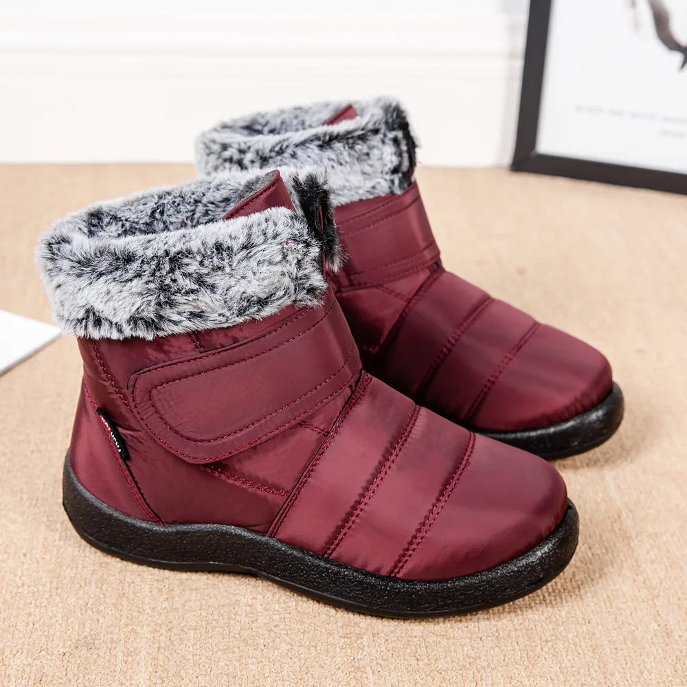 Drune | Damen Wasserdichte Stiefel Aus Schlaufenkaninchenfell