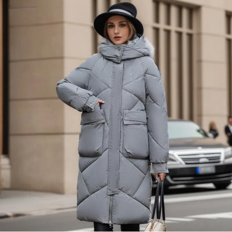 Drune | Lange Jacke Für Frauen Winter Warm