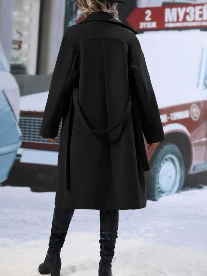 Drune | Klassischer Damen Trenchcoat Mit Doppelknopfverschluss