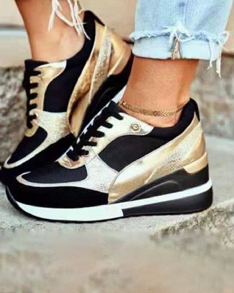 Drune | Plattform Sneakers Mit Pailletten