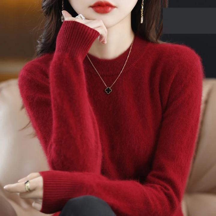 Drune | Kaschmir Pullover Damen Luxuriöser Rundhalsausschnitt, Weich & Modisch