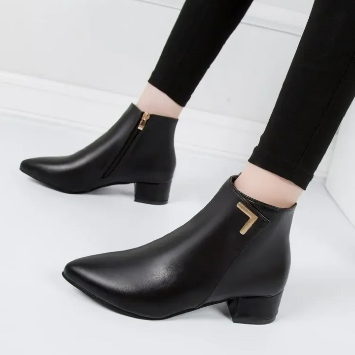 Drune | Stiefeletten Mit Spitzem Schuh Und Seitenreißverschluss Damen Stiefeletten