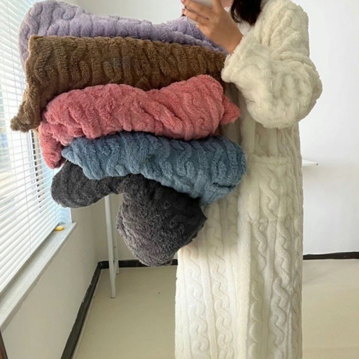 Drune | Winter korallen Samt-Homewear