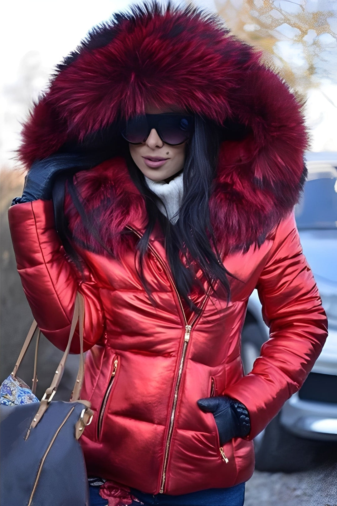 Drune | Elegante und warme Damen-Daunenjacke
