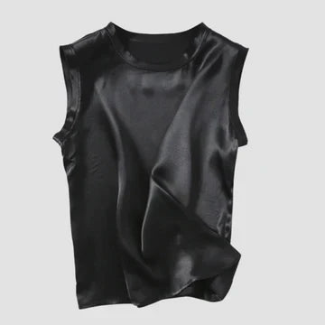 Drune | Ärmelloses Seiden Satin Top