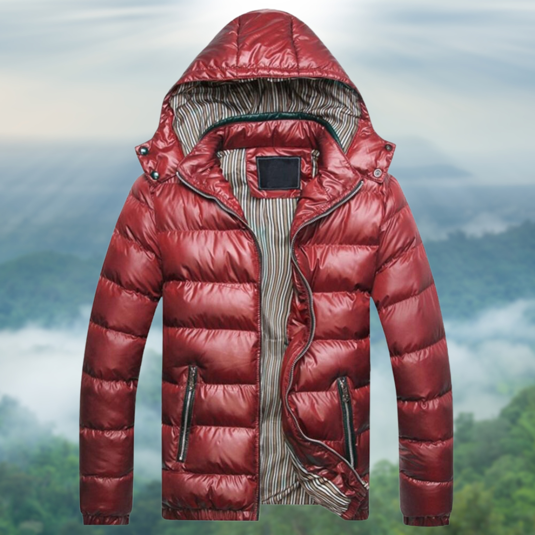 Drune | Wintermantel mit Kapuze aus steppmaterial