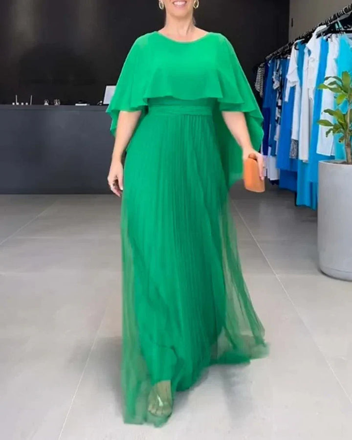 Drune | Elegantes Maxi-Kleid mit Rundem Ausschnitt