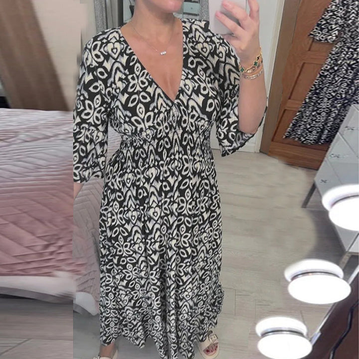 Drune | Modische Damenkleid mit Print
