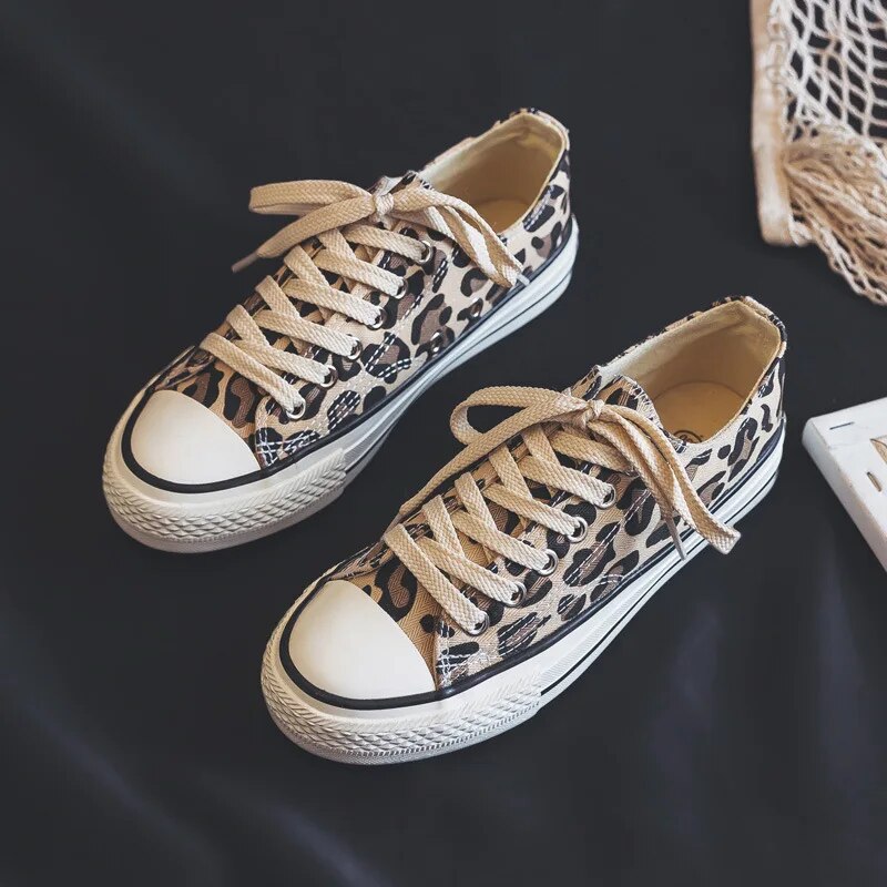 Drune | Leopard Turnschuhe