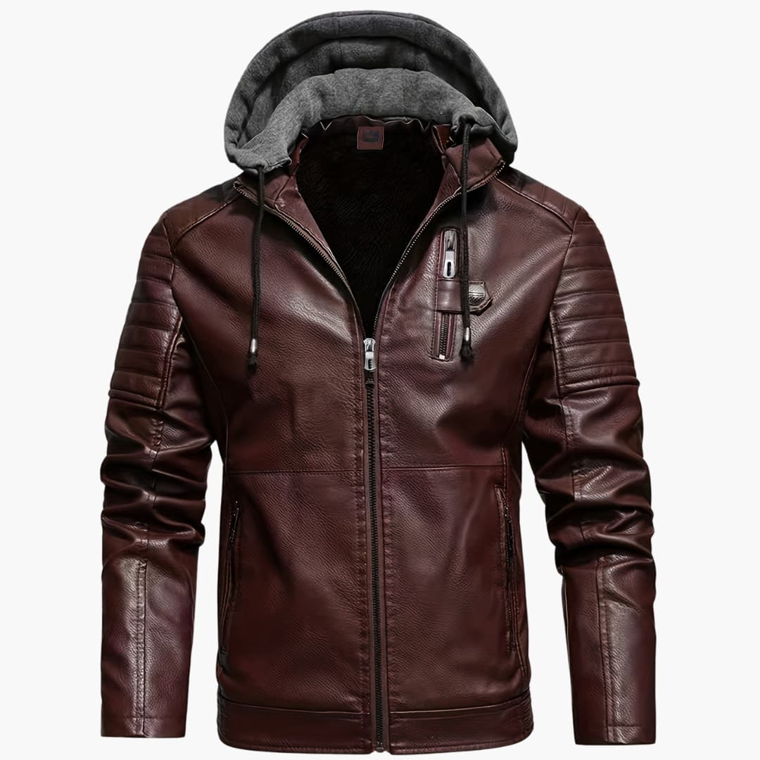 Drune | Softshell-Jacke mit Kapuze winddichte Jacke
