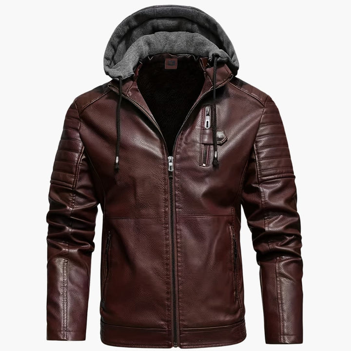 Drune | Softshell-Jacke mit Kapuze winddichte Jacke