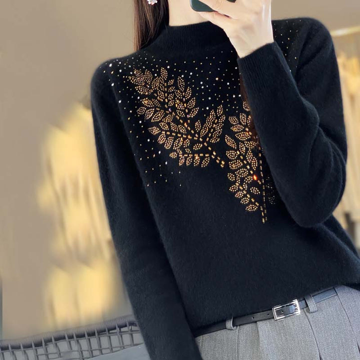 Drune | Strickpullover mit Schönem Blattmuster
