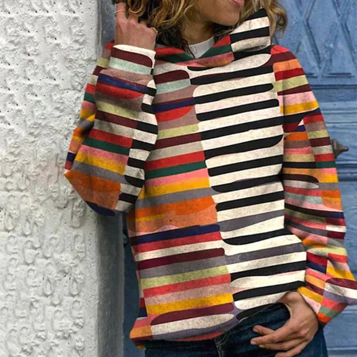 Drune | Bunter Kapuzenpullover