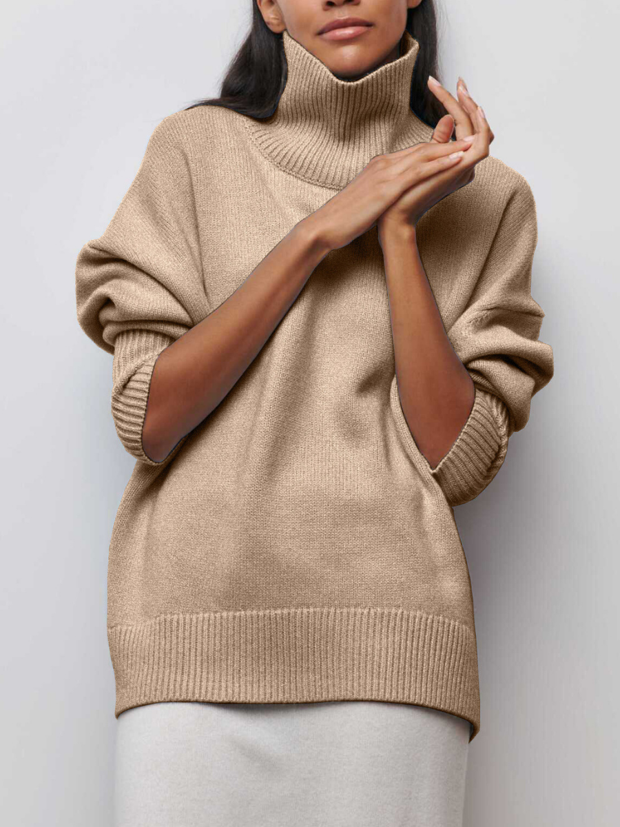 Drune | Modischer Pullover mit hohem Halsausschnitt