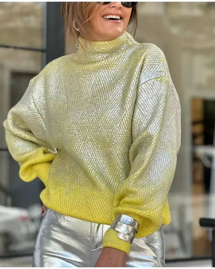 Drune | Funkelnder Gradient Strickpullover