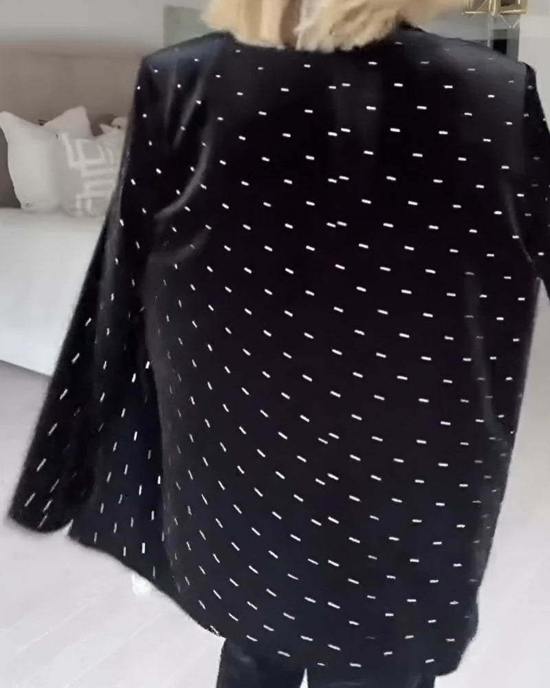 Drune | Diamant Samt Blazer