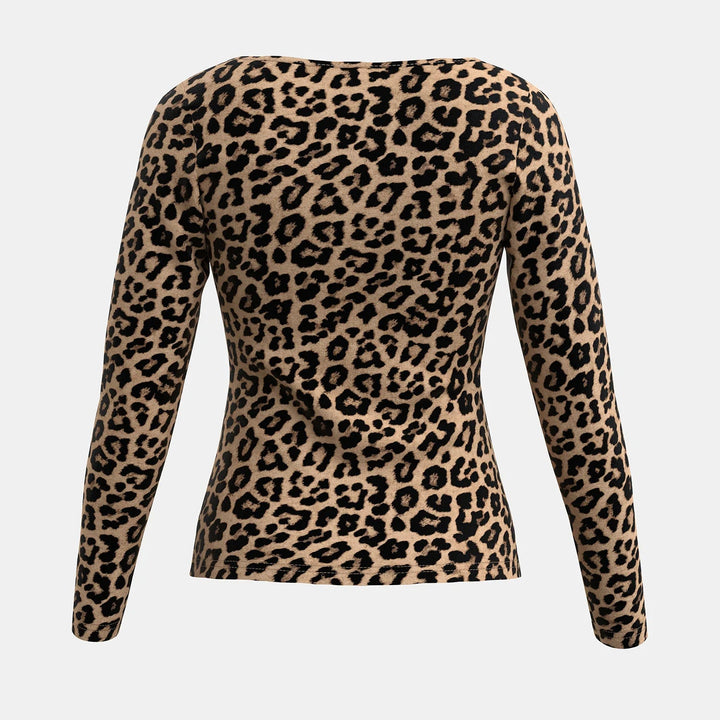 Drune | Langarm Leopard Oberteil