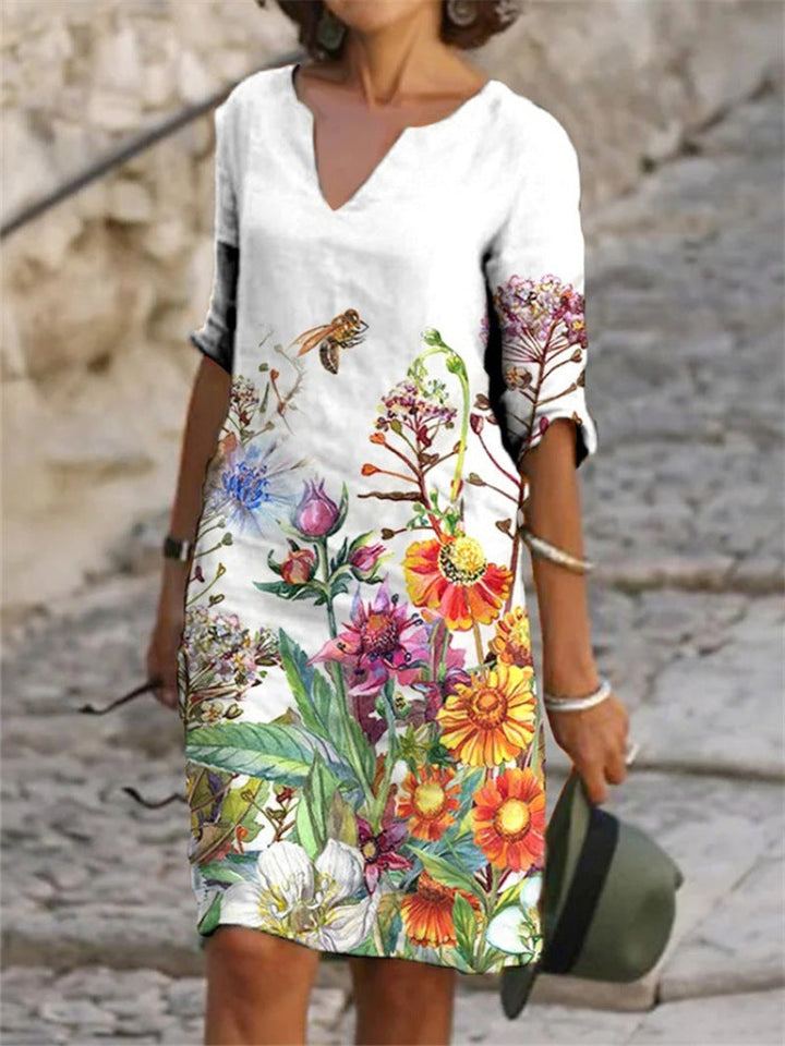 Drune | Bezauberndes Kleid mit Blumenmuster
