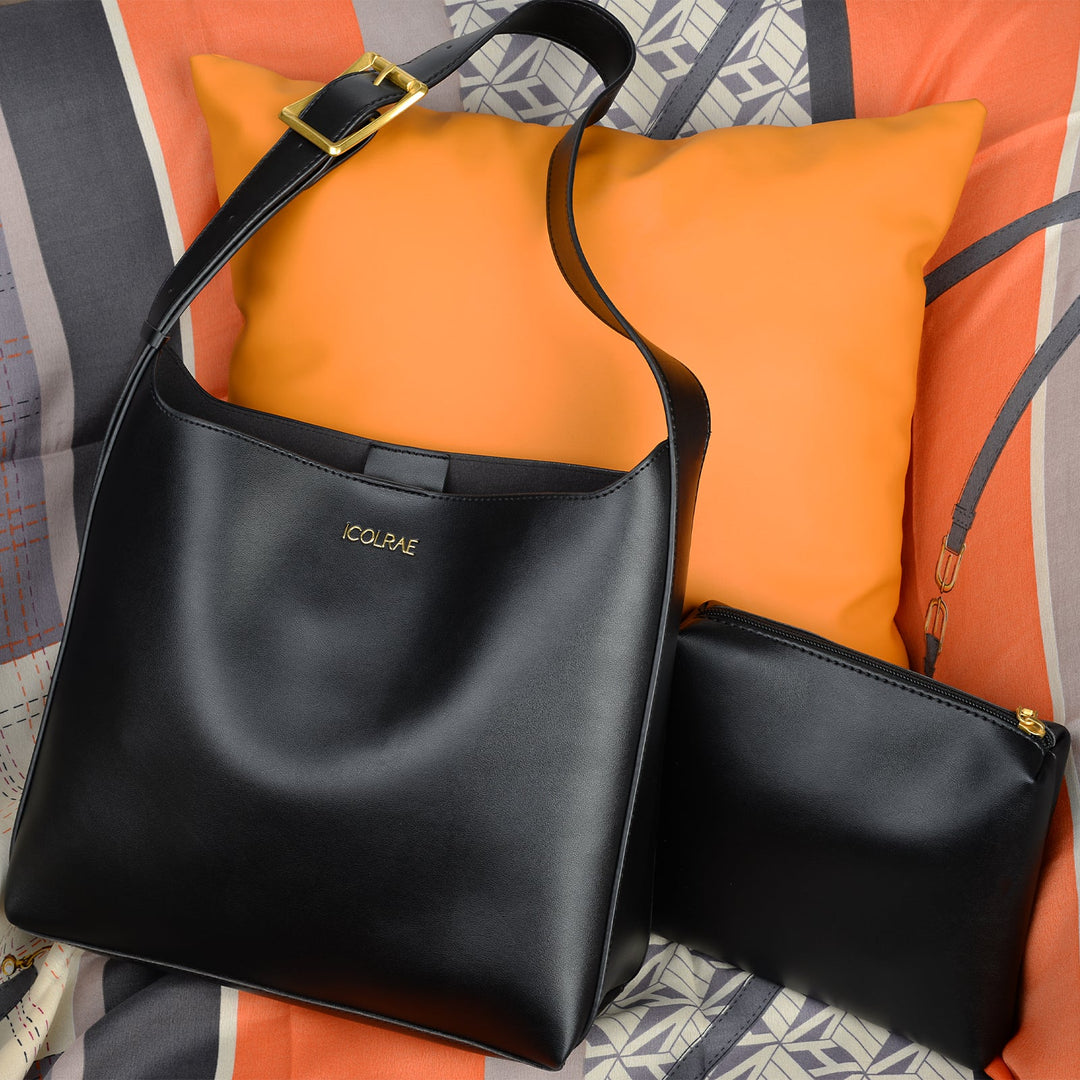 Drune | Stilvolle Robuste Braune Geprägte Brusttasche