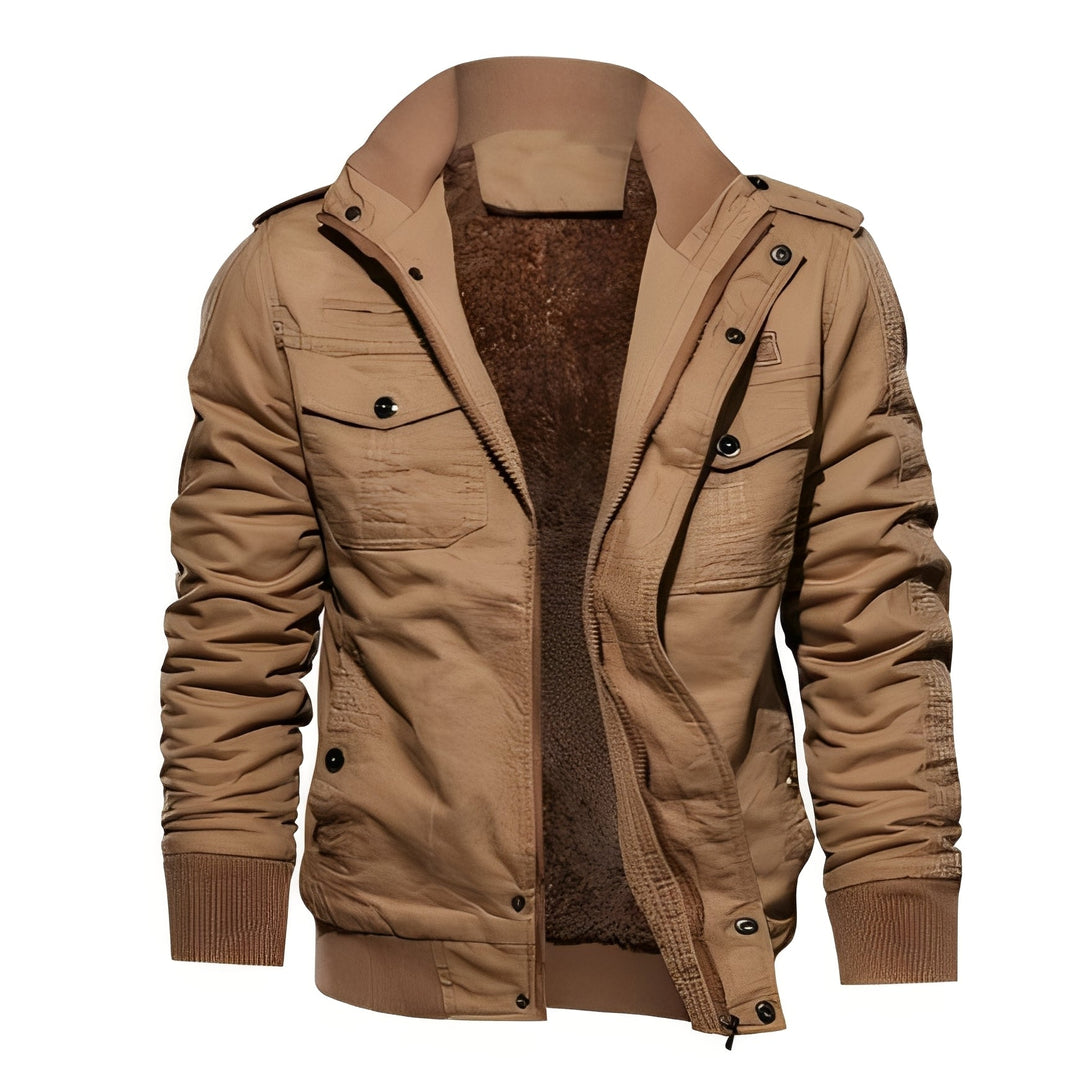 Drune | Stylische Fleecejacke mit Taschen für Männer