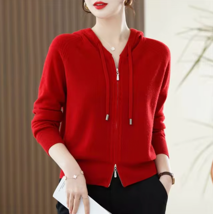 Drune | Strick Cashmere Hoodie