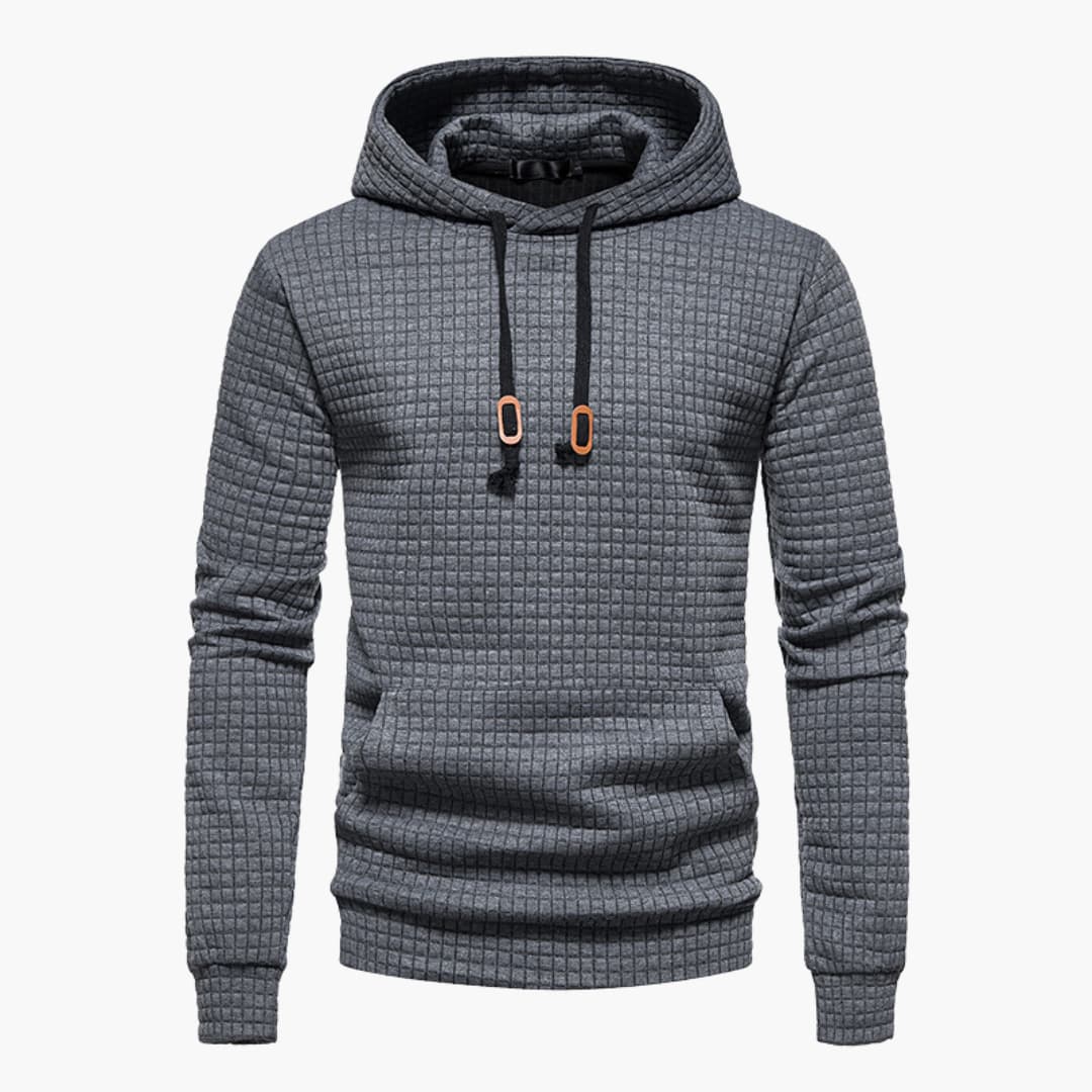 Drune | Kapuzenpullover Kariert - Moderner Freizeit-Hoodie für Alltag und Sport