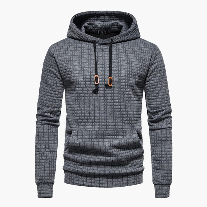 Drune | Kapuzenpullover Kariert - Moderner Freizeit-Hoodie für Alltag und Sport