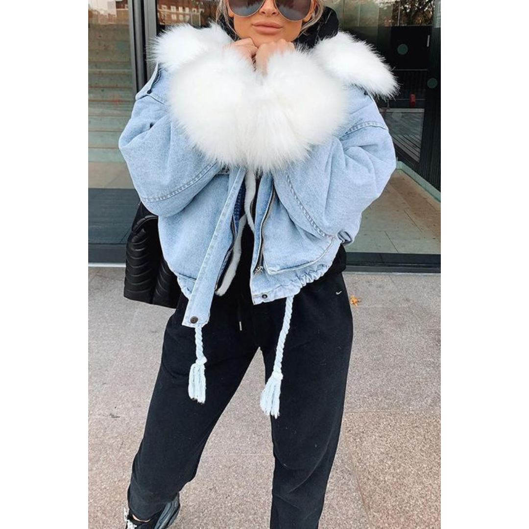 Drune | Winterjacke aus Jeans für Frauen