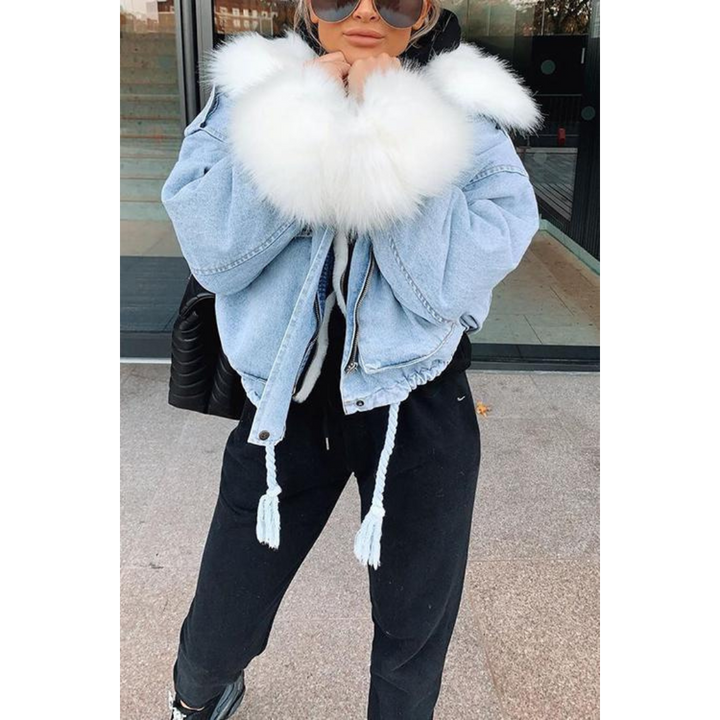 Drune | Winterjacke aus Jeans für Frauen