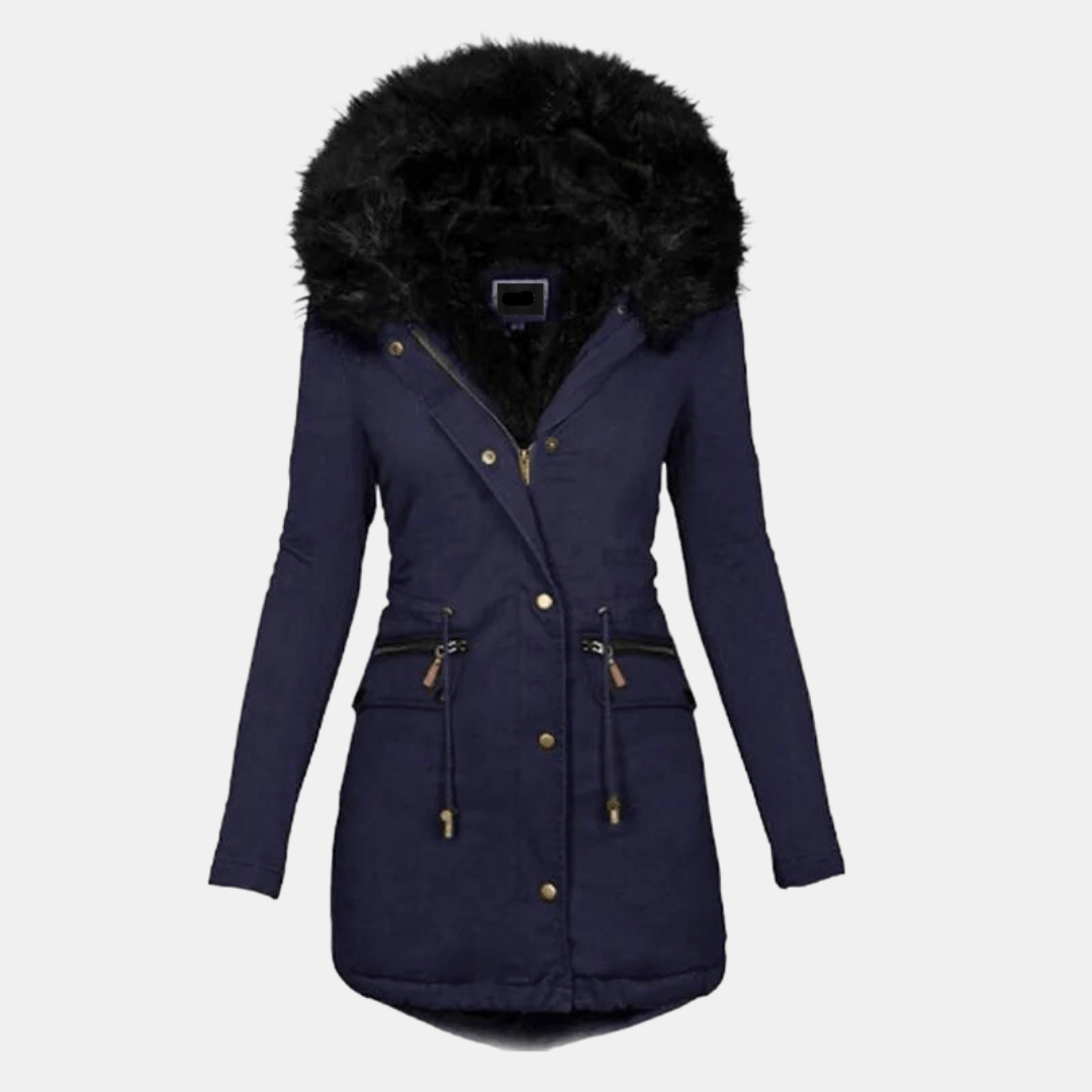 Drune | Kunstfell Kapuzenparka - Warm & Winddicht - Verstellbarer Bund - Winteroberbekleidung