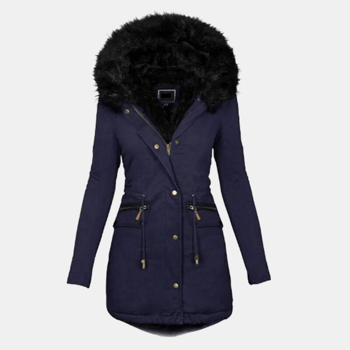 Drune | Kunstfell Kapuzenparka - Warm & Winddicht - Verstellbarer Bund - Winteroberbekleidung