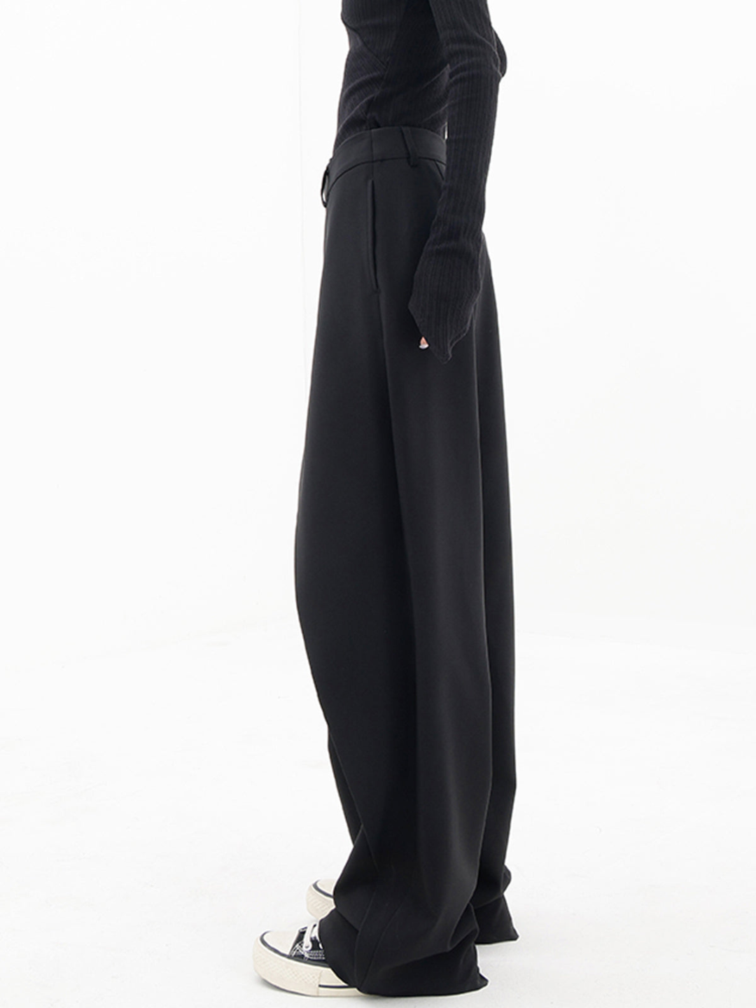 Drune | Weite Hosen mit Hoher Taille für Damen