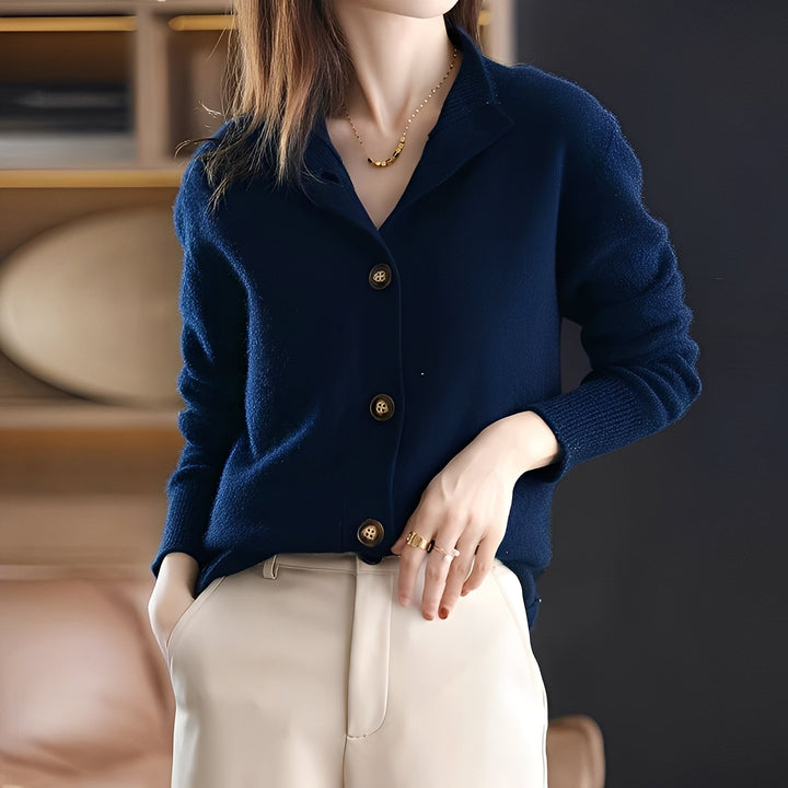 Drune | Eleganter, lässig geschnittener Cardigan mit Knöpfen für Frauen