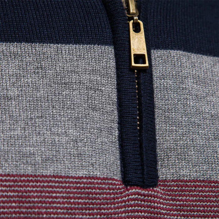 Drune | Warmer Strickpullover mit Reißverschluss für den Winter