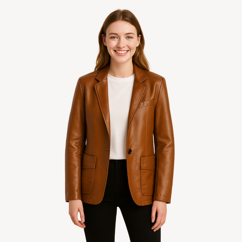 Drune | Lederblazer für Damen