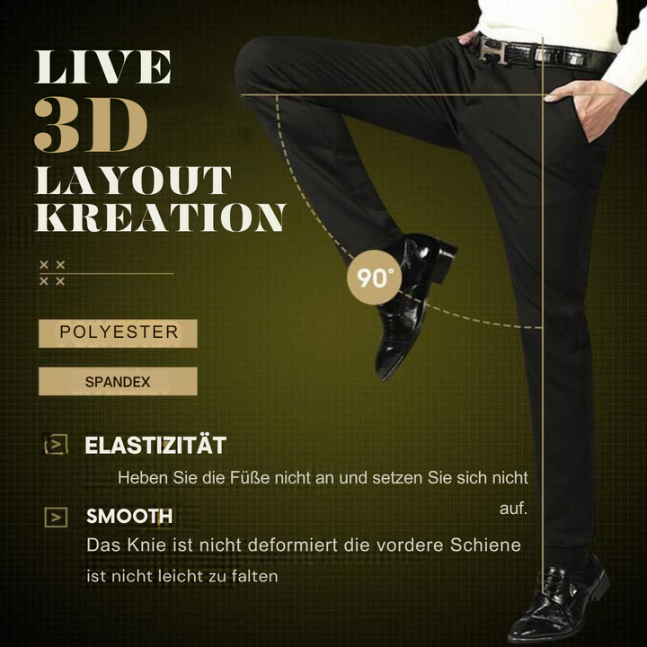 Drune | Elastische Herrenhose