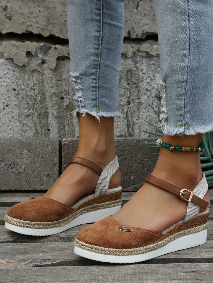Drune | Orthopädische Trendy Braune Espadrilles