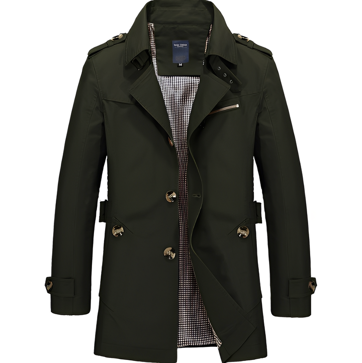 Drune | Eleganter Windbreaker Trenchcoat für Männer
