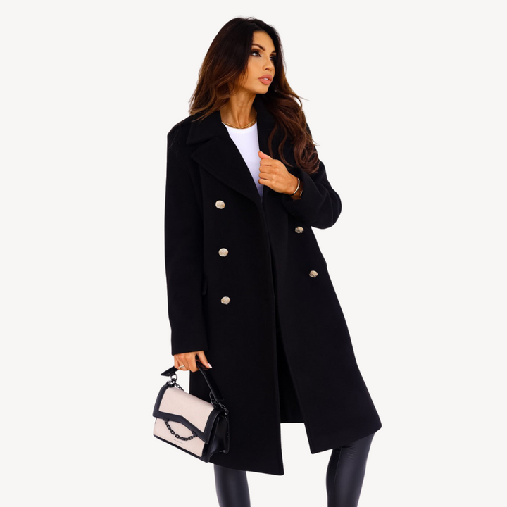 Drune | Damen Doppelreiher Wollmantel