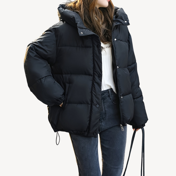 Drune | Damen Hoodie Pufferjacke