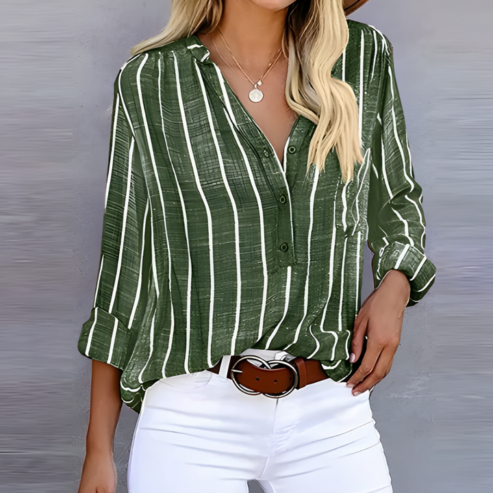 Drune | Modische Bluse für Damen | Gestreift